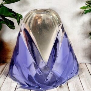 Zelezny Brod Sklo (Czechoslovakia) Art Glass 7" Neodymium Vase *RARE FIND*